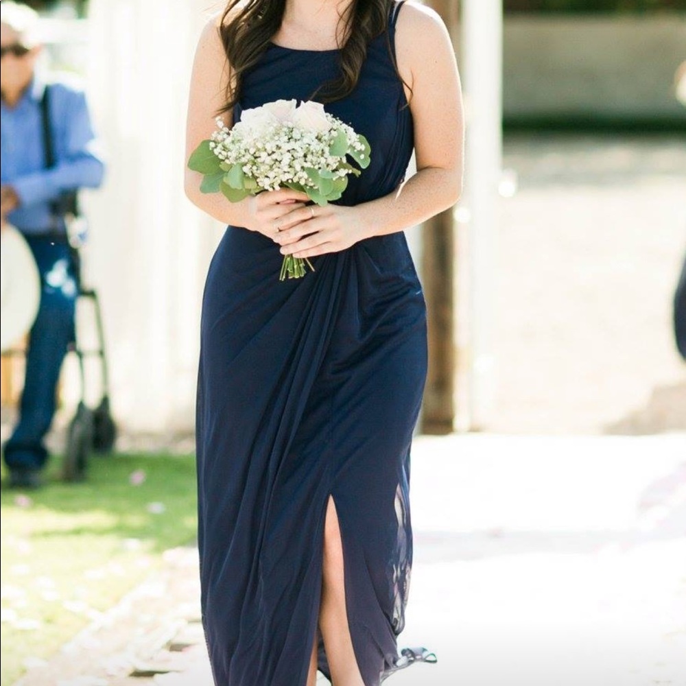 Bridesmaid dress from David’s Bridal